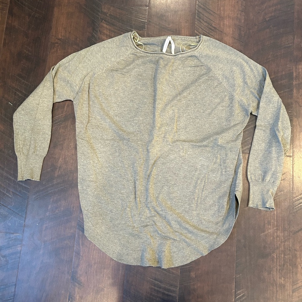 Olive green sweater; size S/M